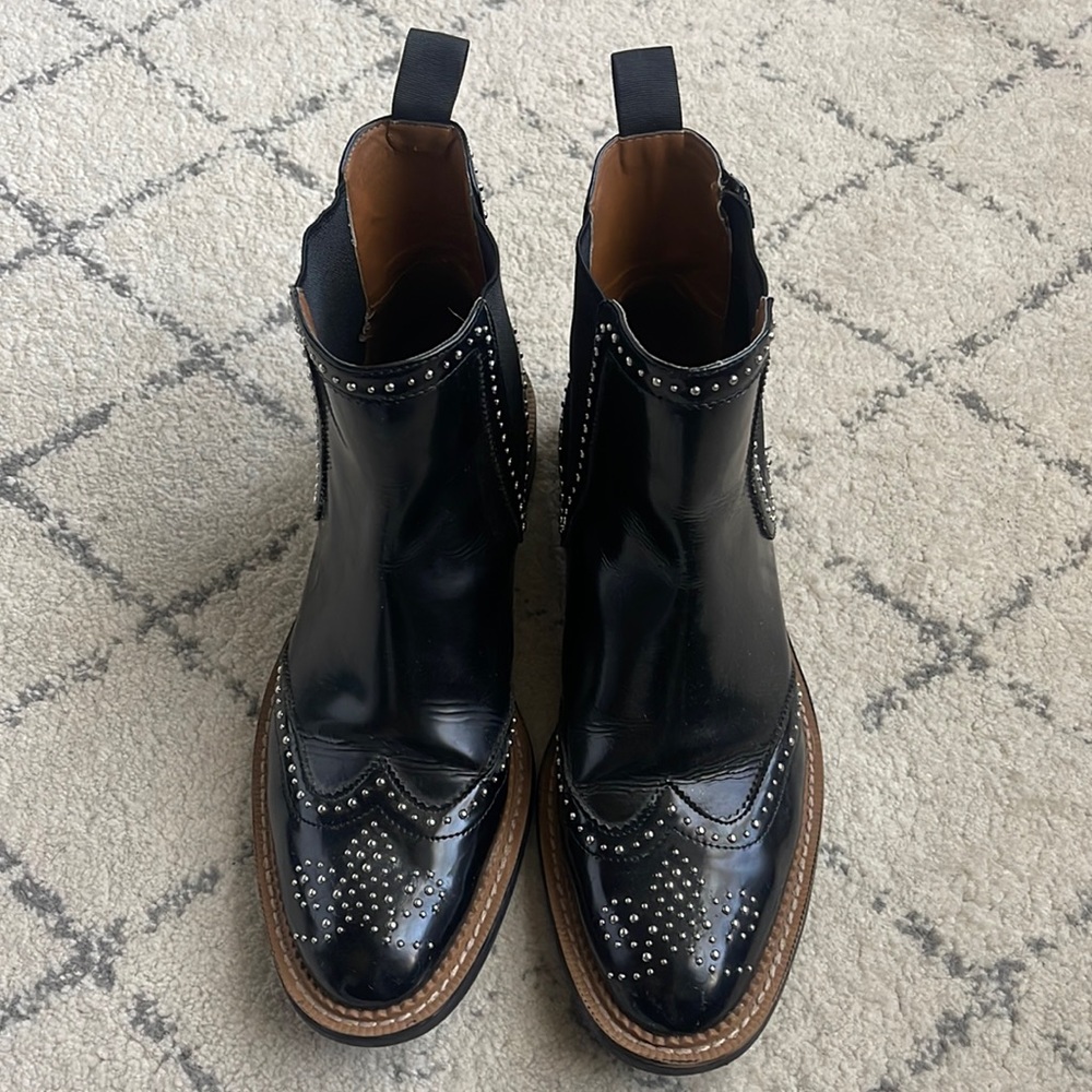 Women’s Zara studded ankle boots. Size 40.